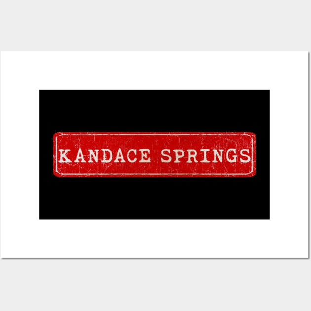 vintage retro plate Kandace Springs Wall Art by GXg.Smx